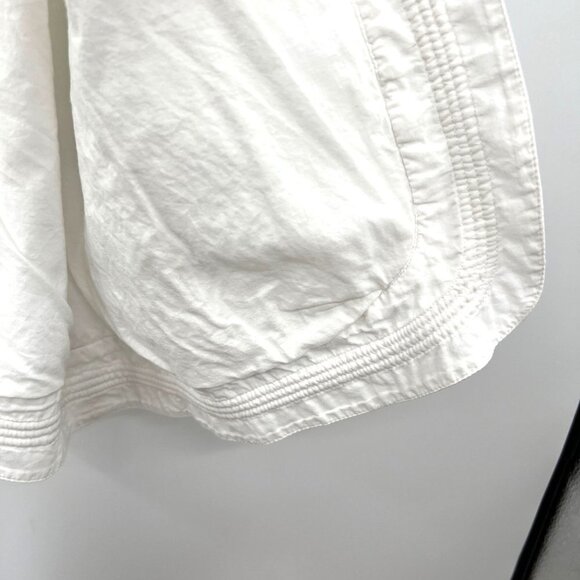 Chico's Women's White Eyelet Cotton Long Sleeve Open Front Jacket Size 3 - Picture 7 of 16